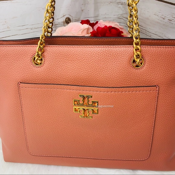 Tory Burch Britten satchel Tramonto large tote 498 - Picture 2 of 10